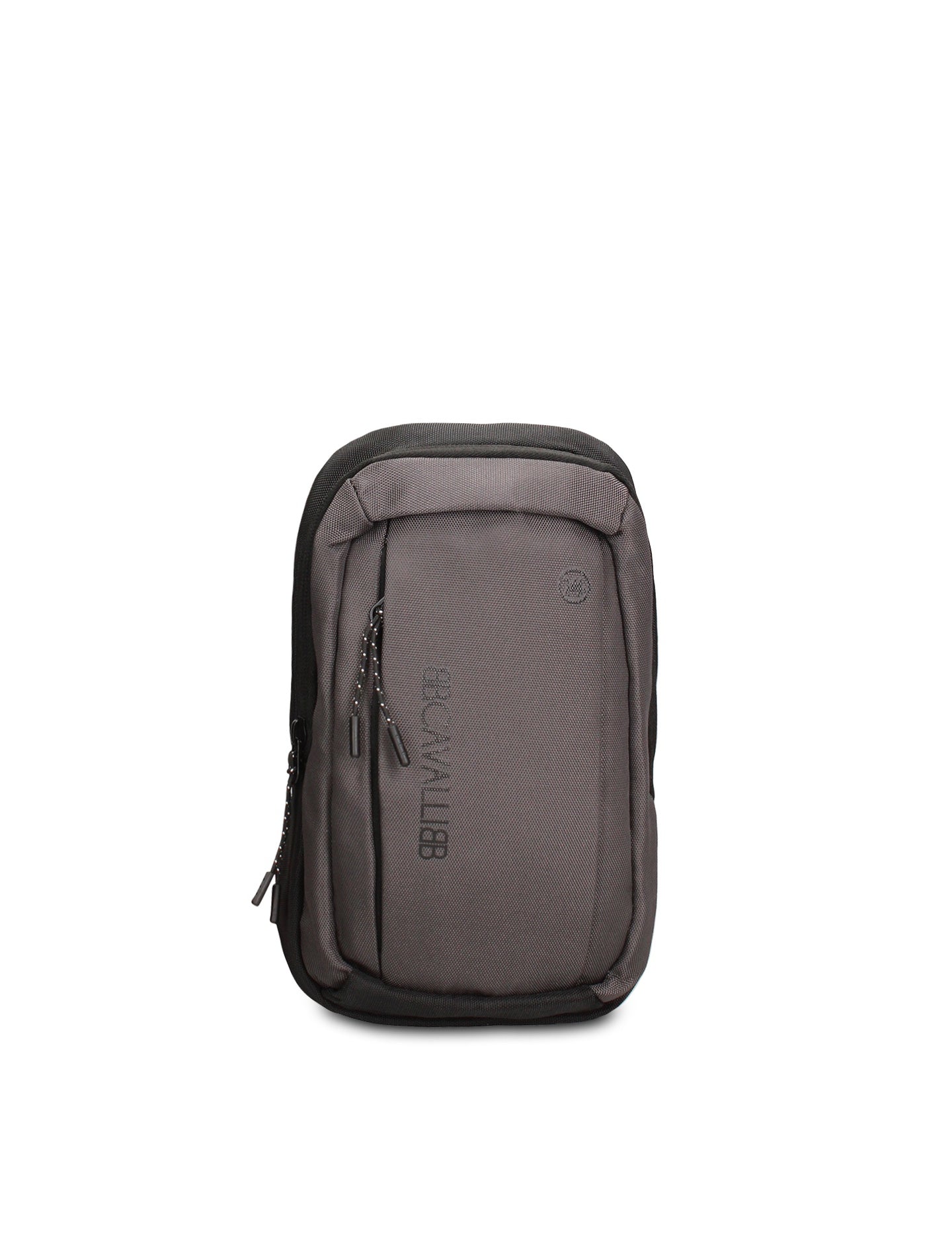 Marsupio in 100% Pu Vegan Leather Grigio Scuro