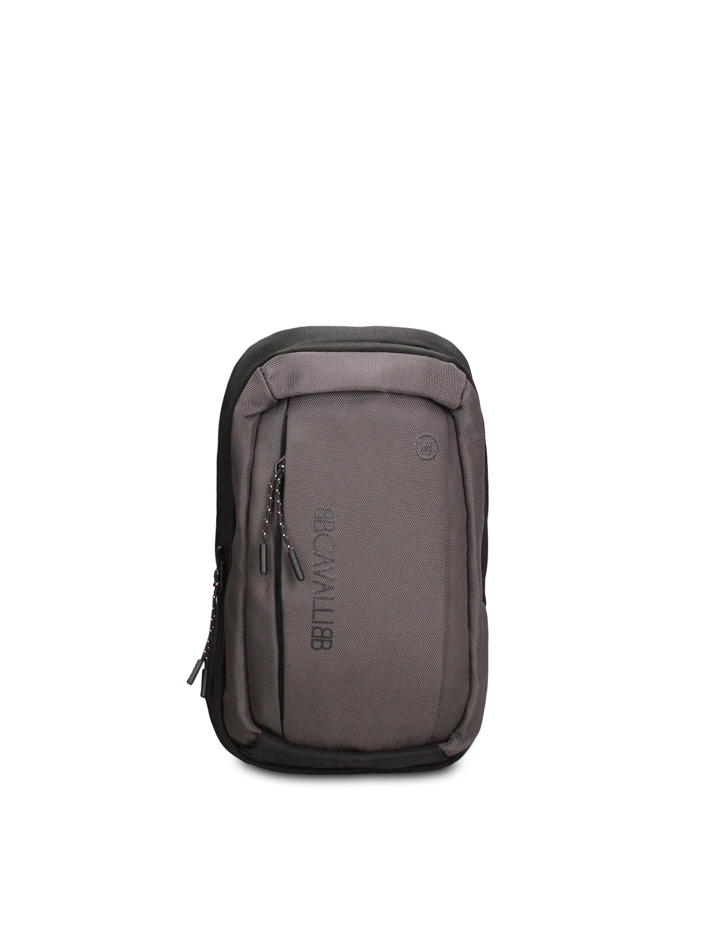 Marsupio in 100% Pu Vegan Leather Grigio Scuro