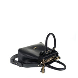 Borsa a Mano in Vera Pelle Nero