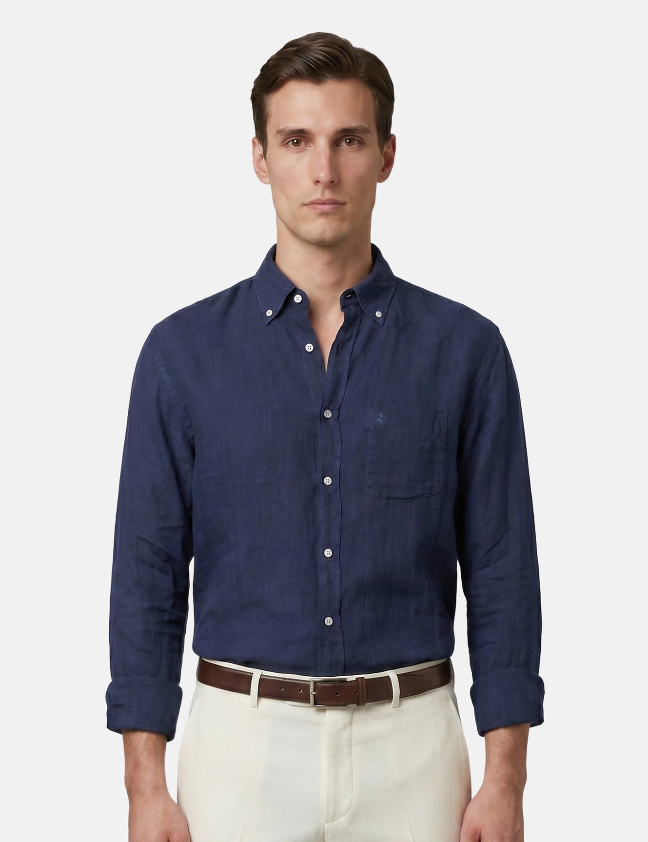 Camicia in Cotone Blu Navy Navigare