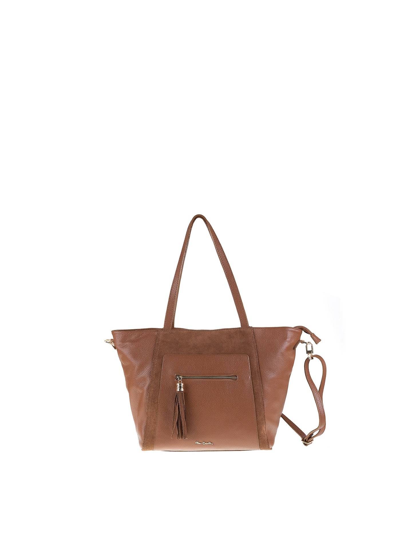 Borsa a Mano in Vera Pelle Cuoio Pierre Cardin