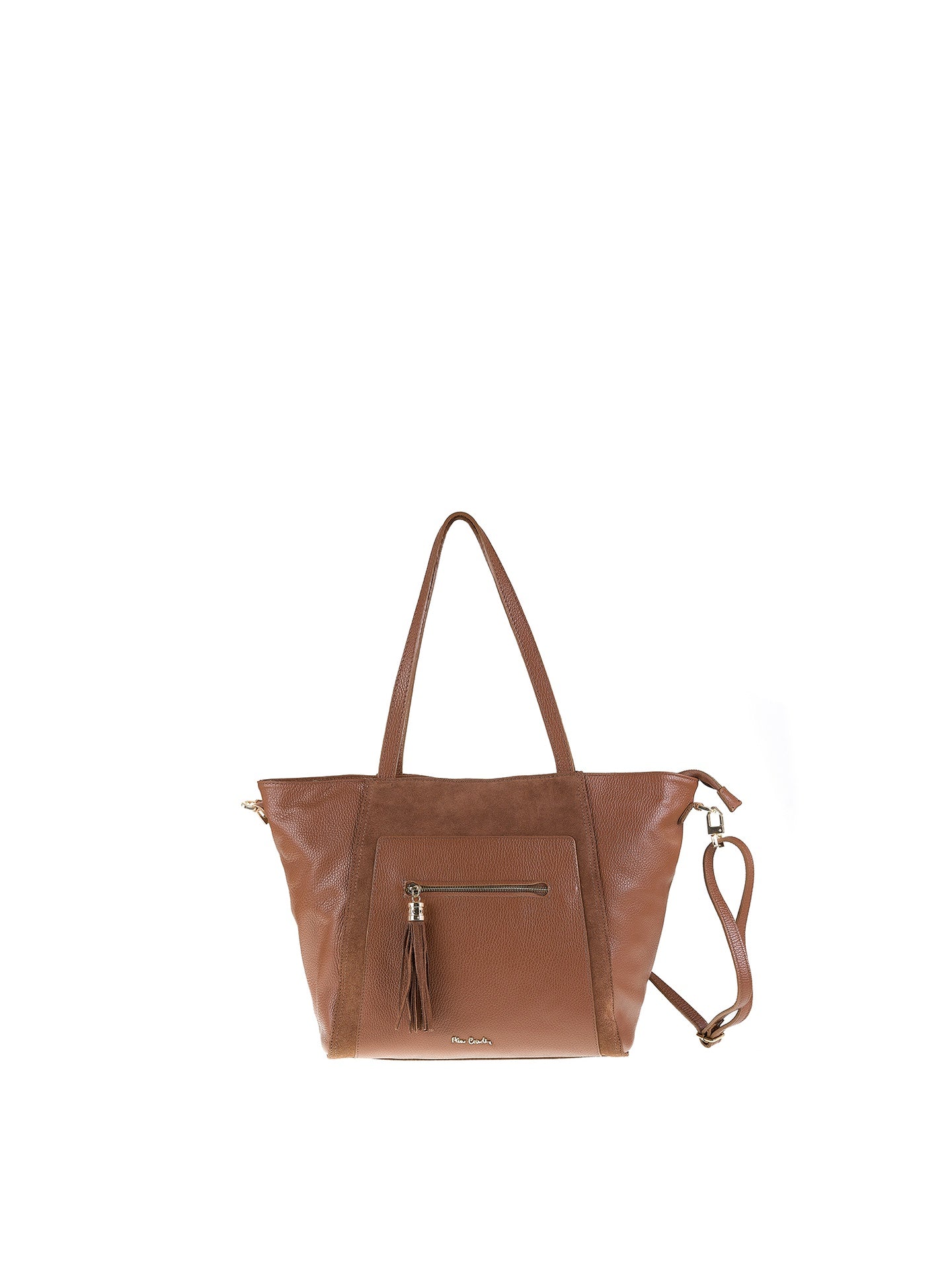 Borsa a Mano in Vera Pelle Cuoio Pierre Cardin