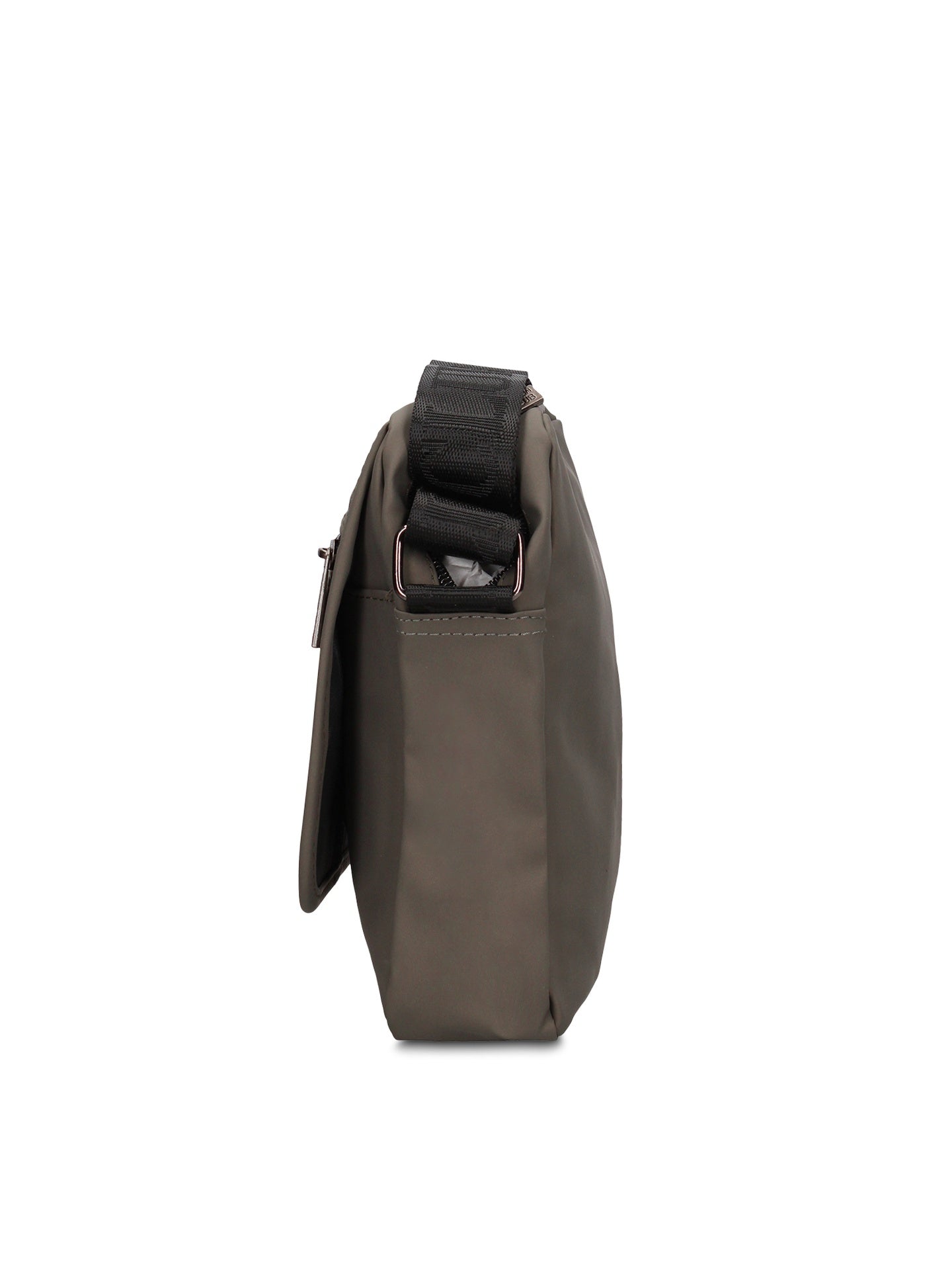 Borsa a Tracolla in 100% Pu Vegan Leather Verde Scuro