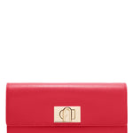 Portafoglio in Pelle Palmellato Rosso Furla