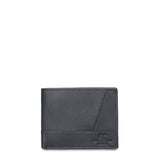 Portafoglio in Vera Pelle Blu Scuro