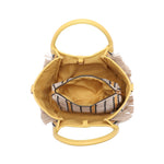 Borsa Shopper in Cotone Giallo