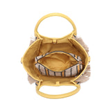 Borsa Shopper in Cotone Giallo