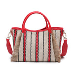 Borsa Shopper in Cotone Rosso