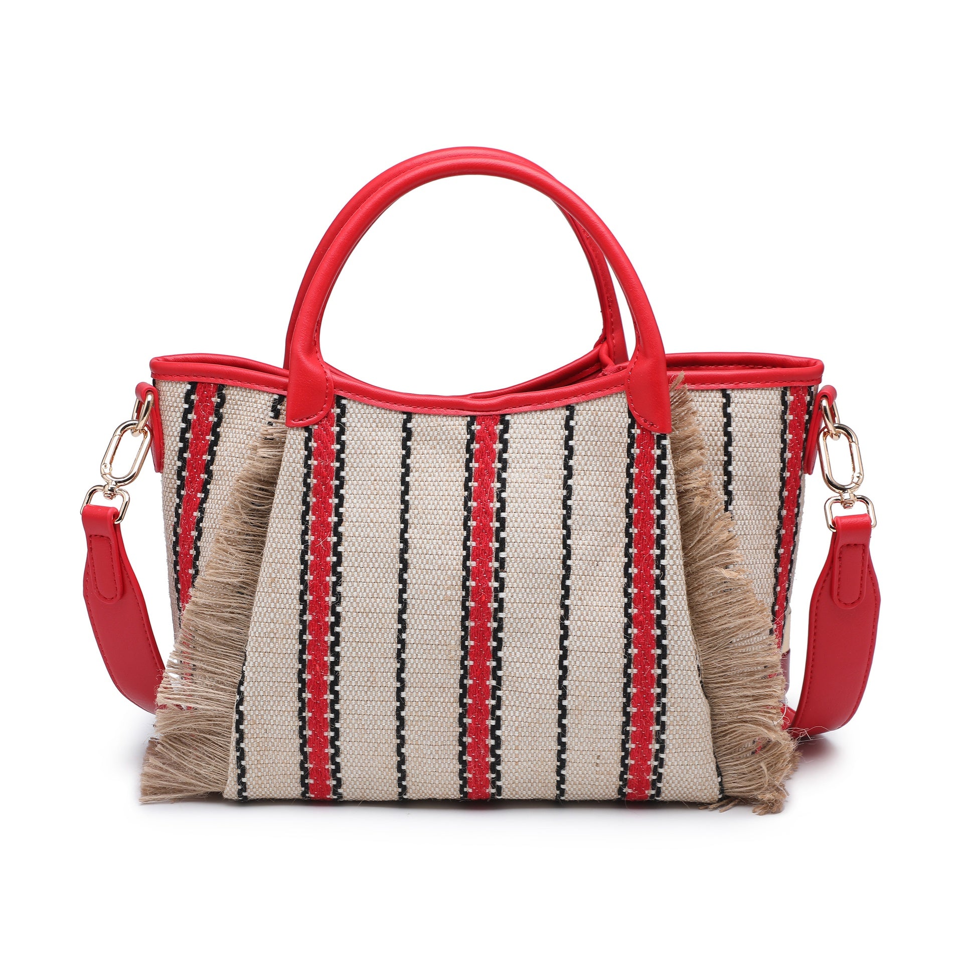 Borsa Shopper in Cotone Rosso