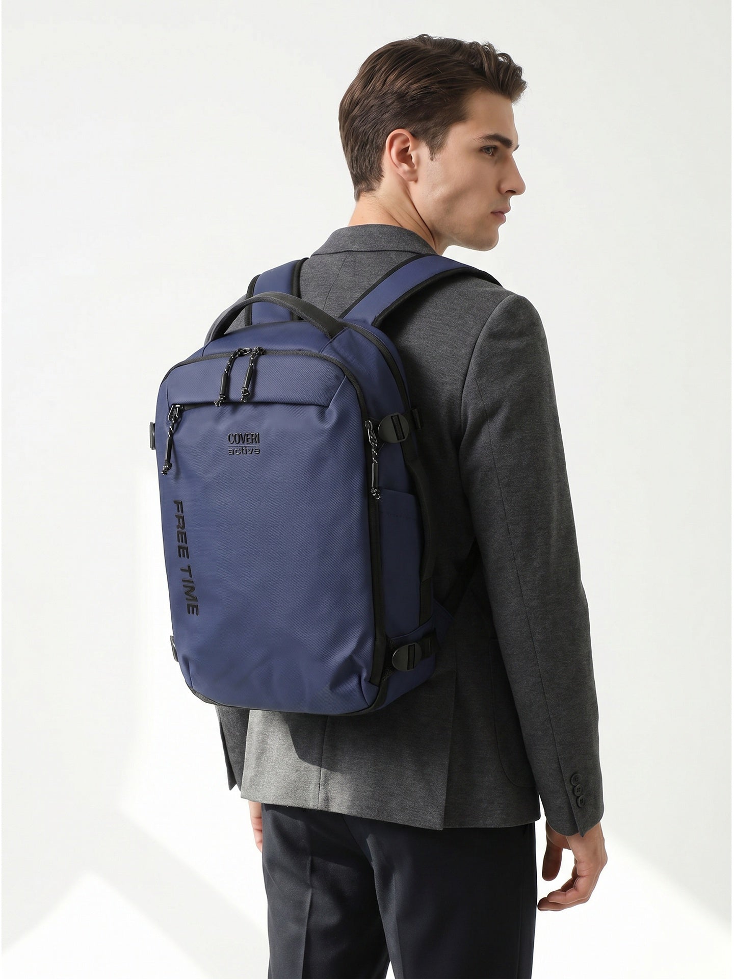 Zaino in Poliestere 100% Blu