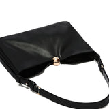 Black Leather Shoulder Bag