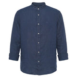 Camicia in Lino Blu Navy