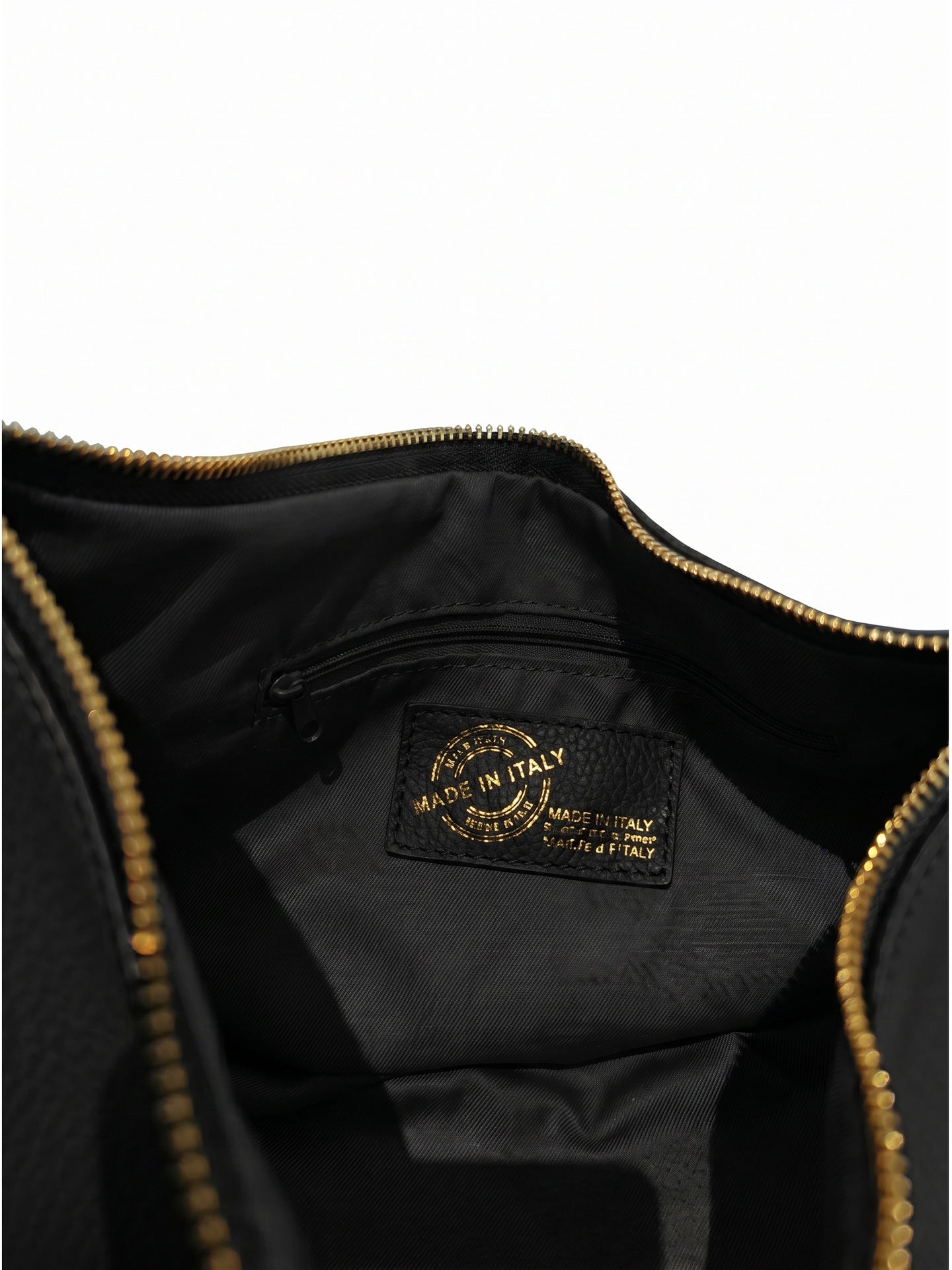 Borsa a Tracolla in Dollaro Leather Nero