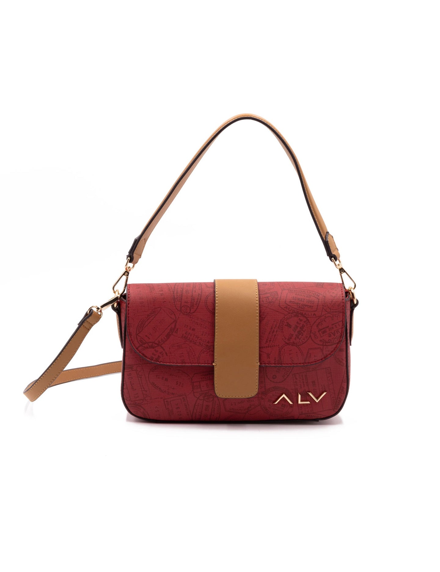 Baguette da donna ALV - Rosso