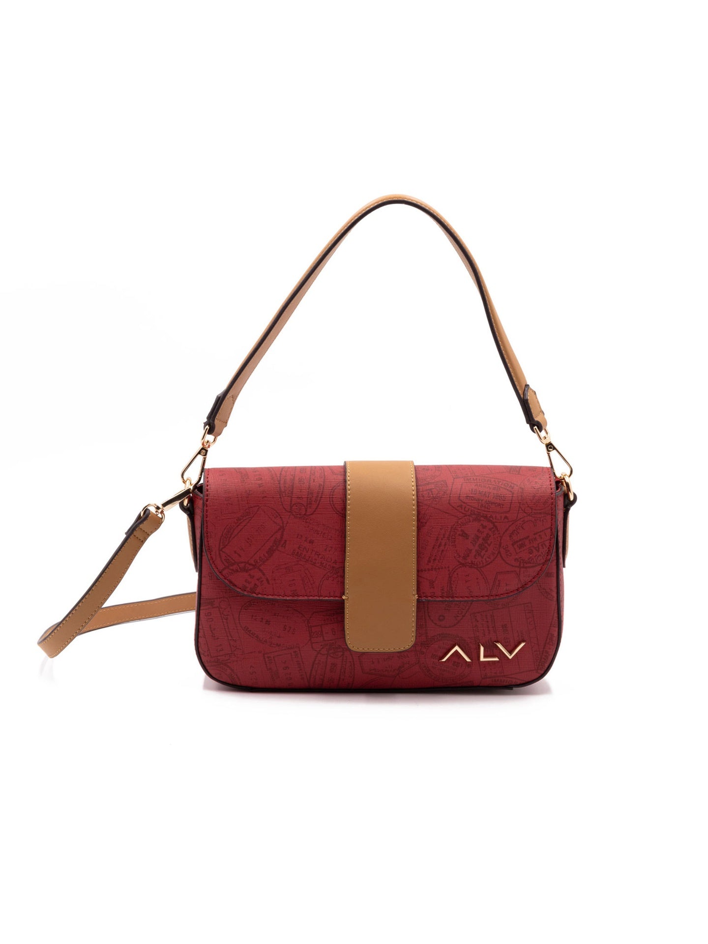 Baguette da donna ALV - Rosso