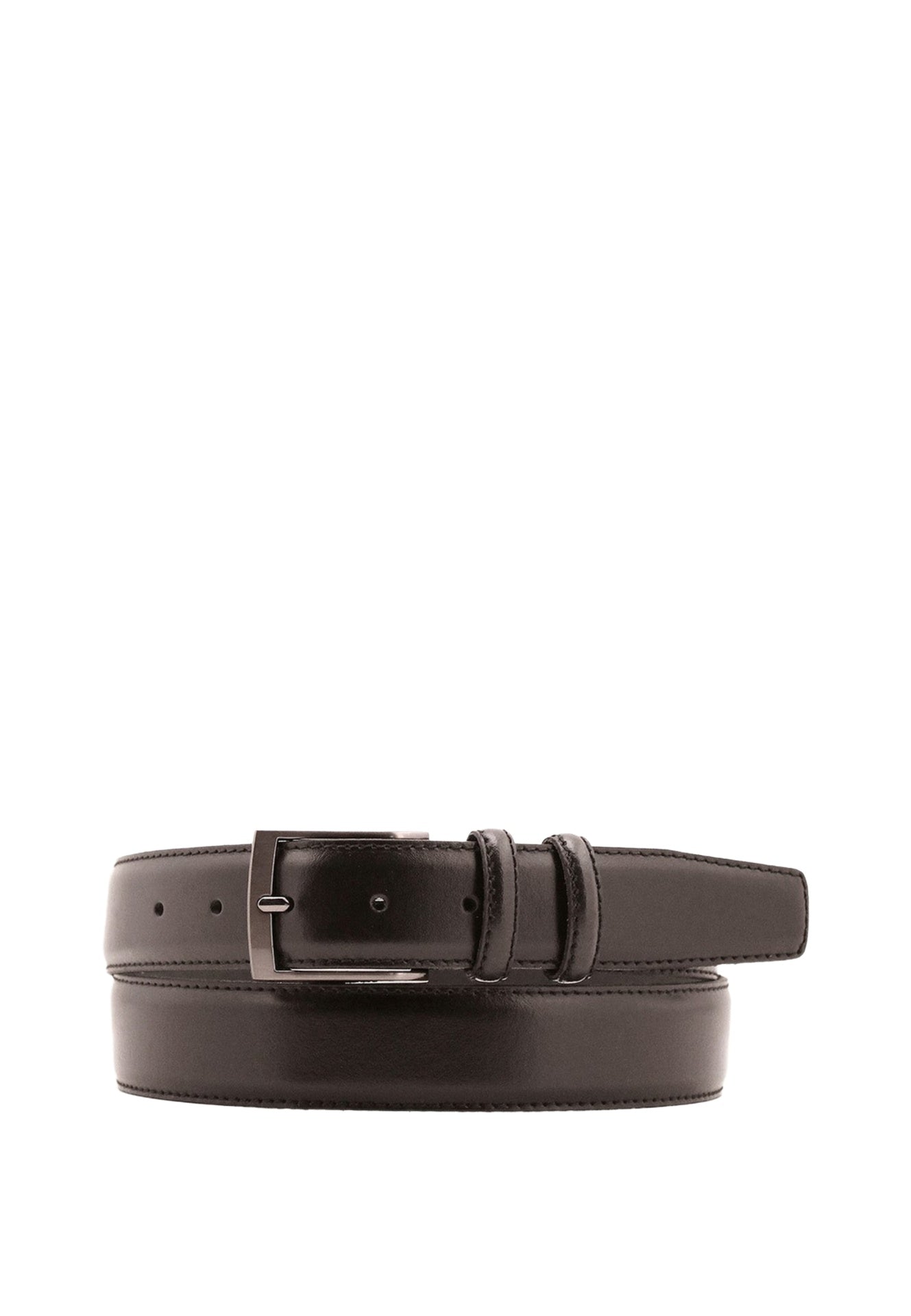 Cintura in Vera Pelle Nero Navigare