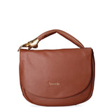 Borsa a Spalla in Vera Pelle Marrone Braccialini