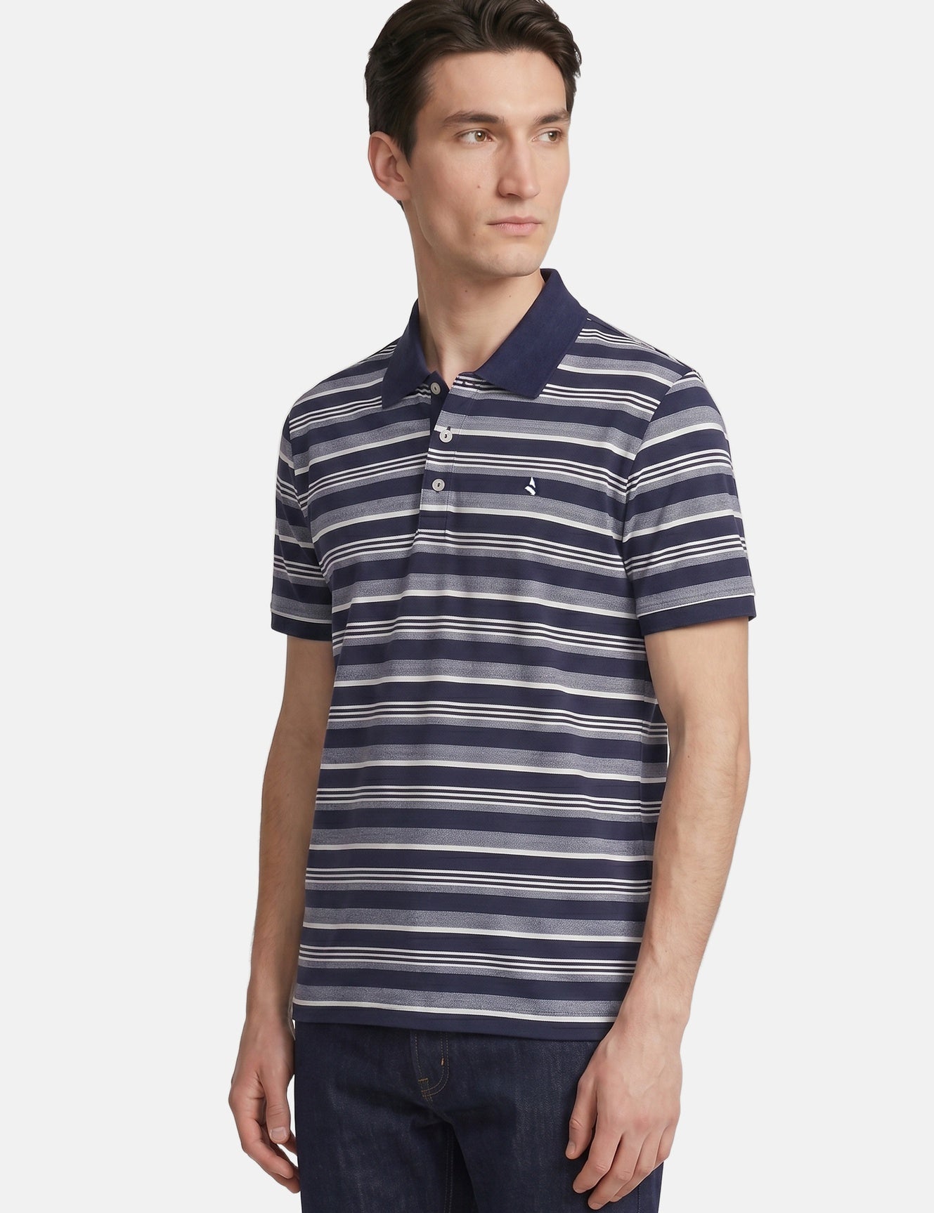 Camicia in Cotone Blu Navy