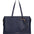 Borsa Shopper in Pelle Vegana Blu Pierre Cardin