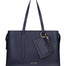 Borsa Shopper in Pelle Vegana Blu Pierre Cardin