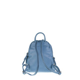 Zaino in Vera Pelle Blu Jeans