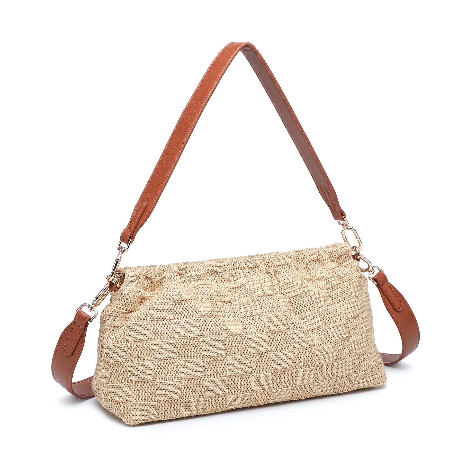 Borsa a Tracolla in Poliestere Beige