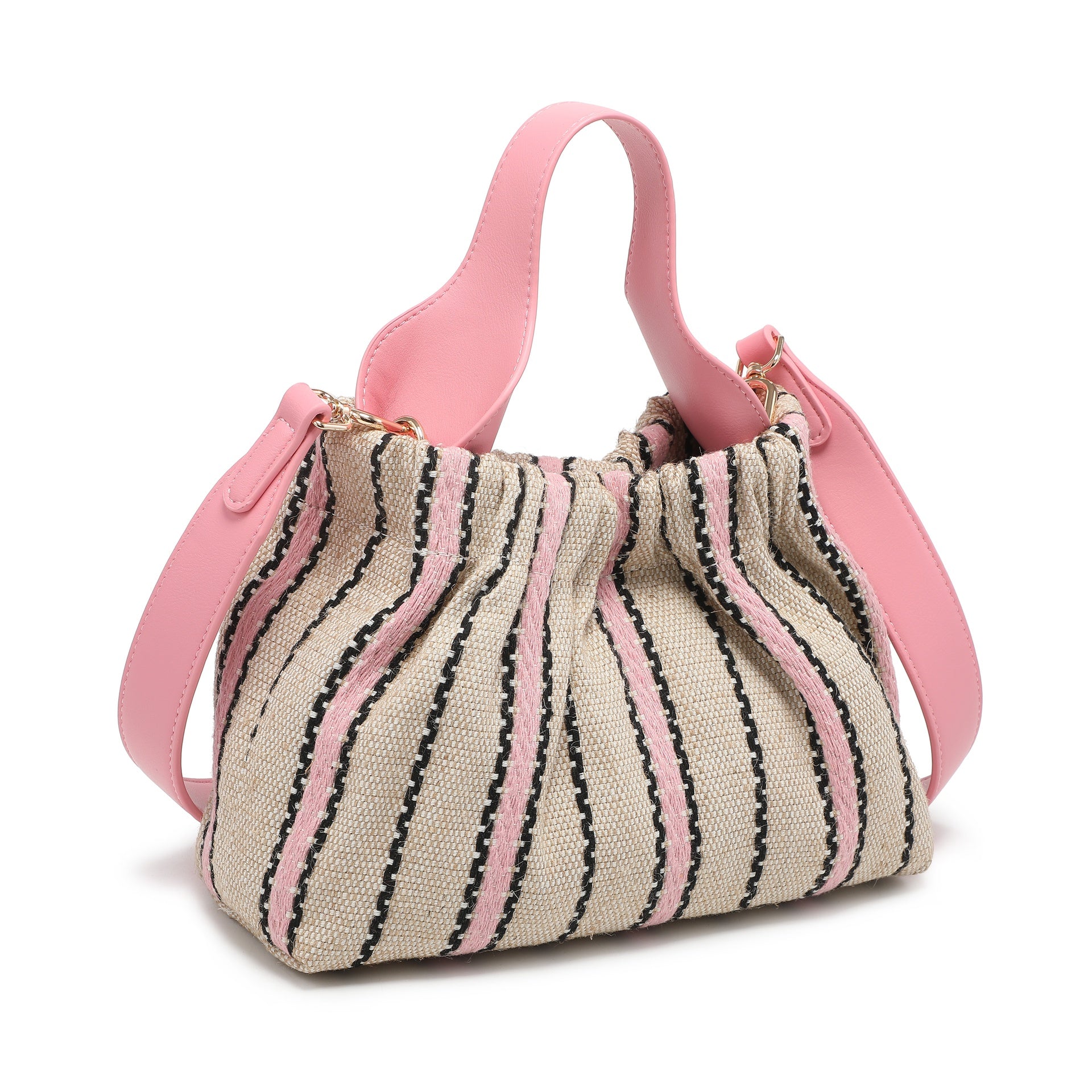 Borsa Shopper in Cotone Rosa