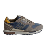 Sneakers platform in Pelle Marrone Napapijri