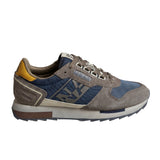 Sneakers platform in Pelle Marrone Napapijri