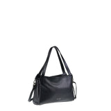 Borsa a Spalla in Vera Pelle Nero