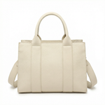Borsa a Mano in Polyurethane Beige