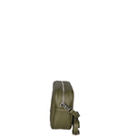 Borsa a Tracolla in Dollaro Leather Verde