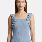 Vestito in Viscosa Blu Roberta Rossi