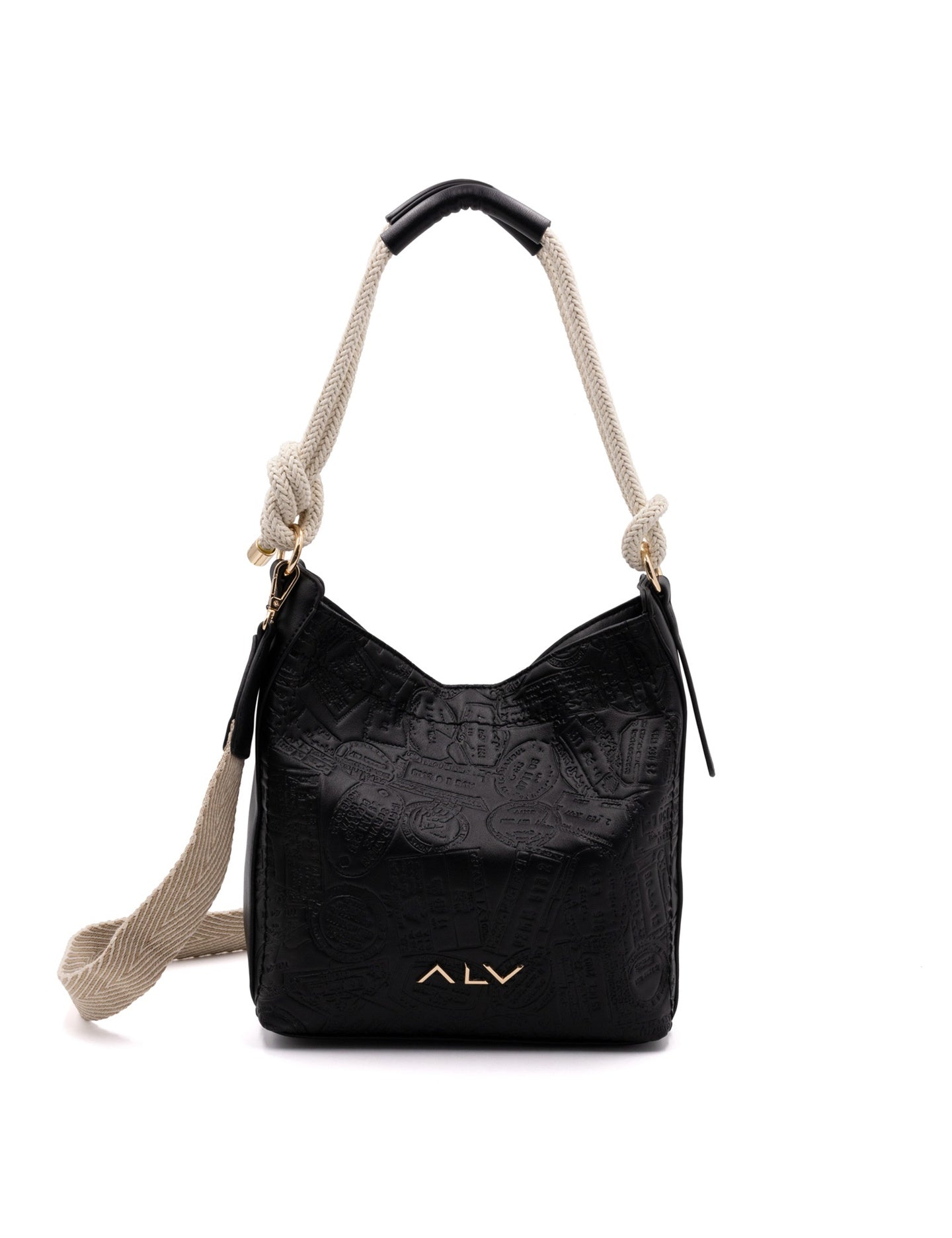 Borsa A Spalla da donna ALV - Nero