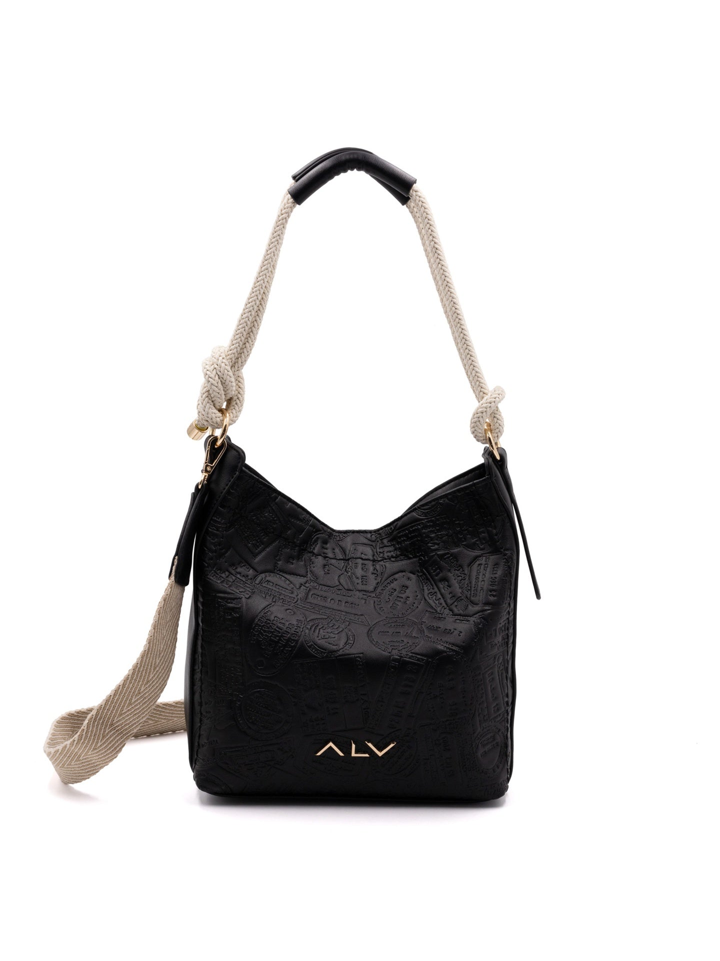 Borsa A Spalla da donna ALV - Nero