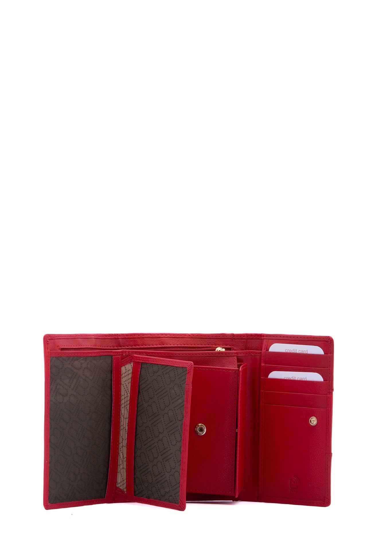 Portafoglio in Pelle Vegana Rosso
