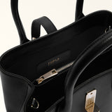 Black Palmellato Leather Handbag