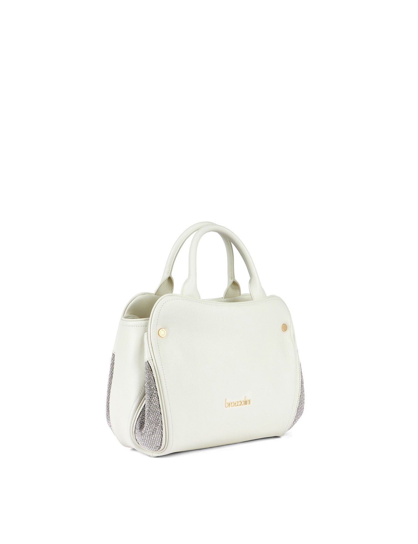 Borsa a Mano in Poliestere Bianco