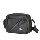 Bolso de hombro unisex Zenitho Elite en algodón negro.