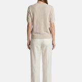 Vestito in Viscosa Beige