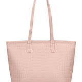 Borsa a Spalla in Pelle Vegana Rosa