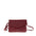Borsa a Tracolla in Vera Pelle Bordeaux Pierre Cardin