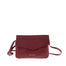 Borsa a Tracolla in Vera Pelle Bordeaux Pierre Cardin