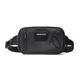 Marsupio Uomo Silvano Nova in Pelle Vegana Black Momo Design
