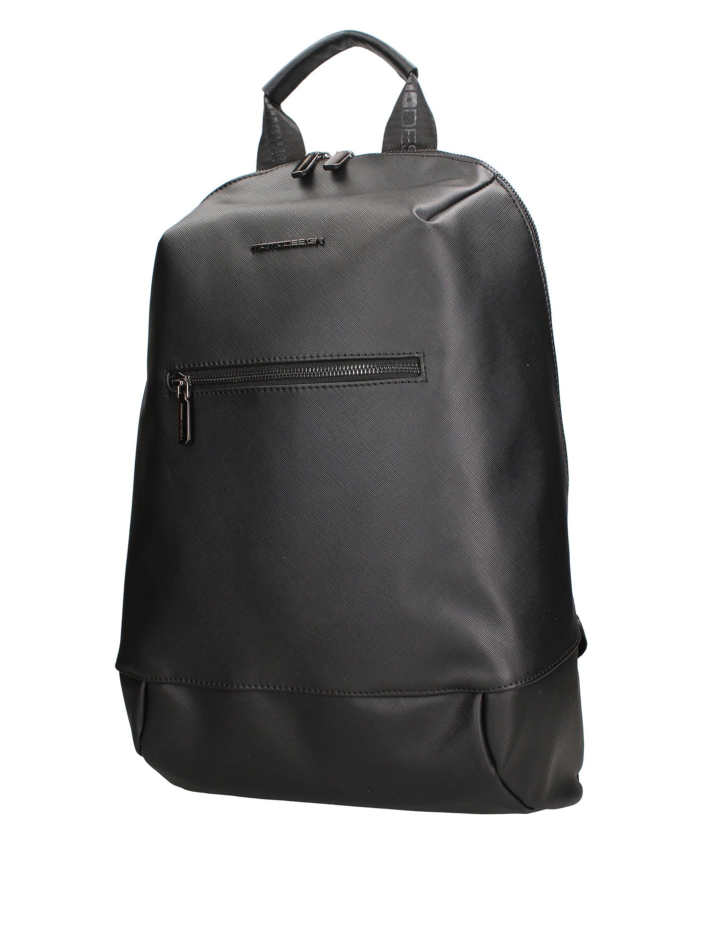Zaino in Polyurethane Nero