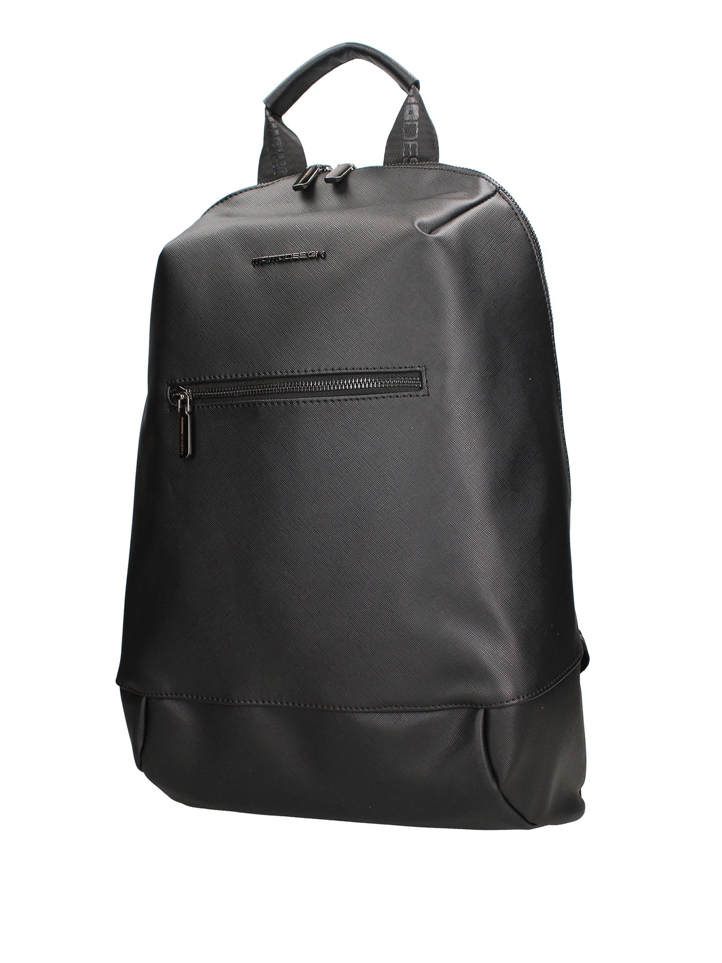 Zaino in Polyurethane Nero