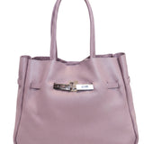 Borsa a Tracolla in Dollaro Leather Rosa