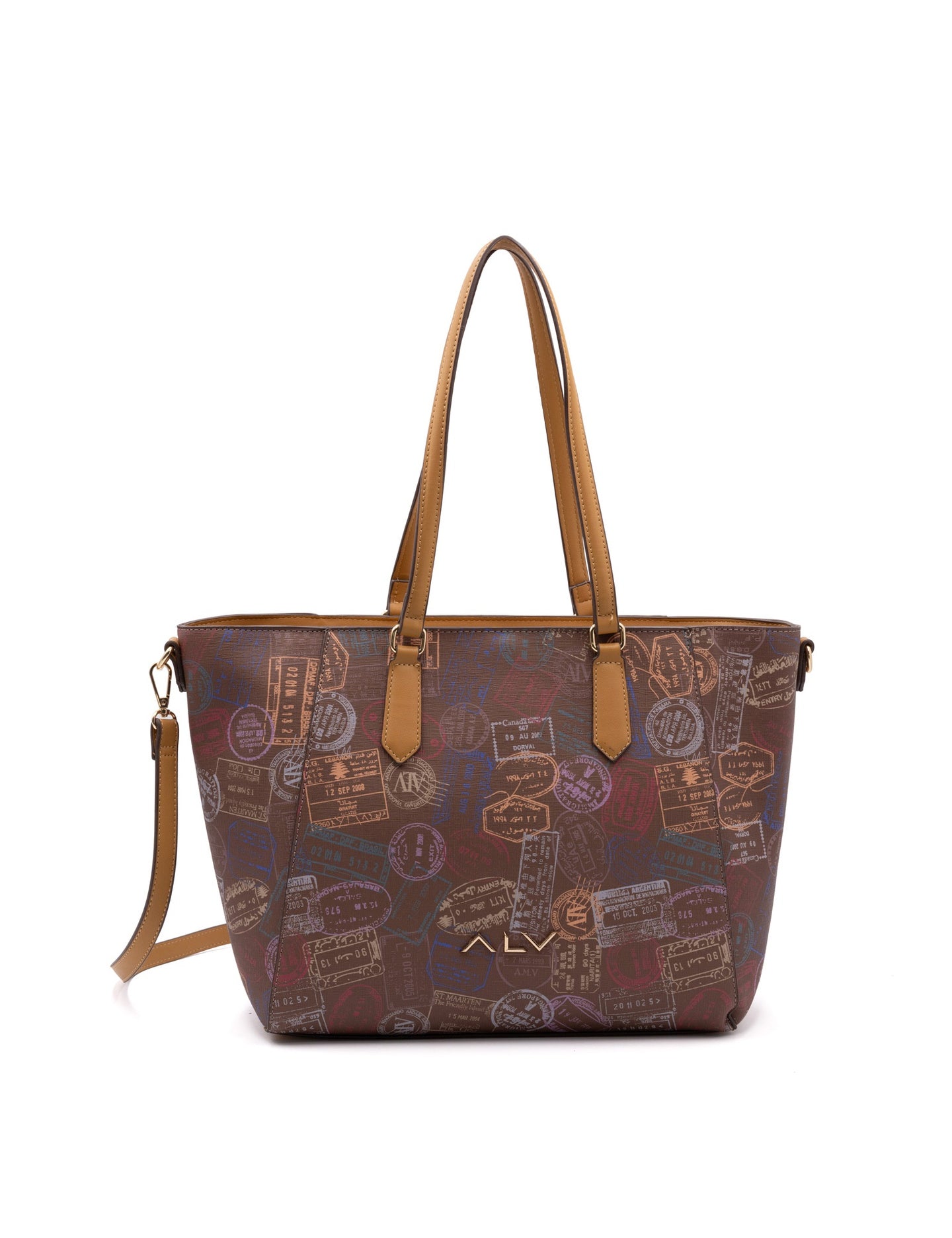 Borsa A Spalla da donna ALV - Marrone