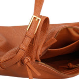 Borsa a spalla CUSTO - Cuoio