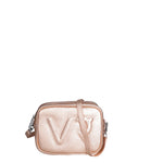 Borsa a Tracolla in Genuine Printed Suede Leather Rosa